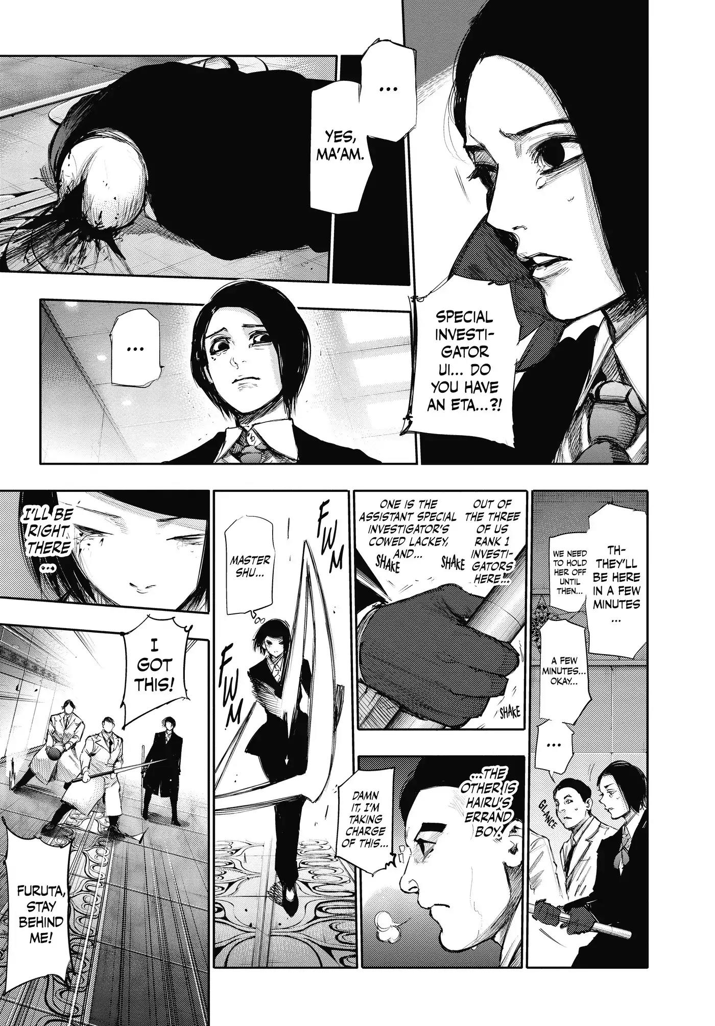 Tokyo Ghoul:re Chapter 50 page 5 - Chapter 50: Hand