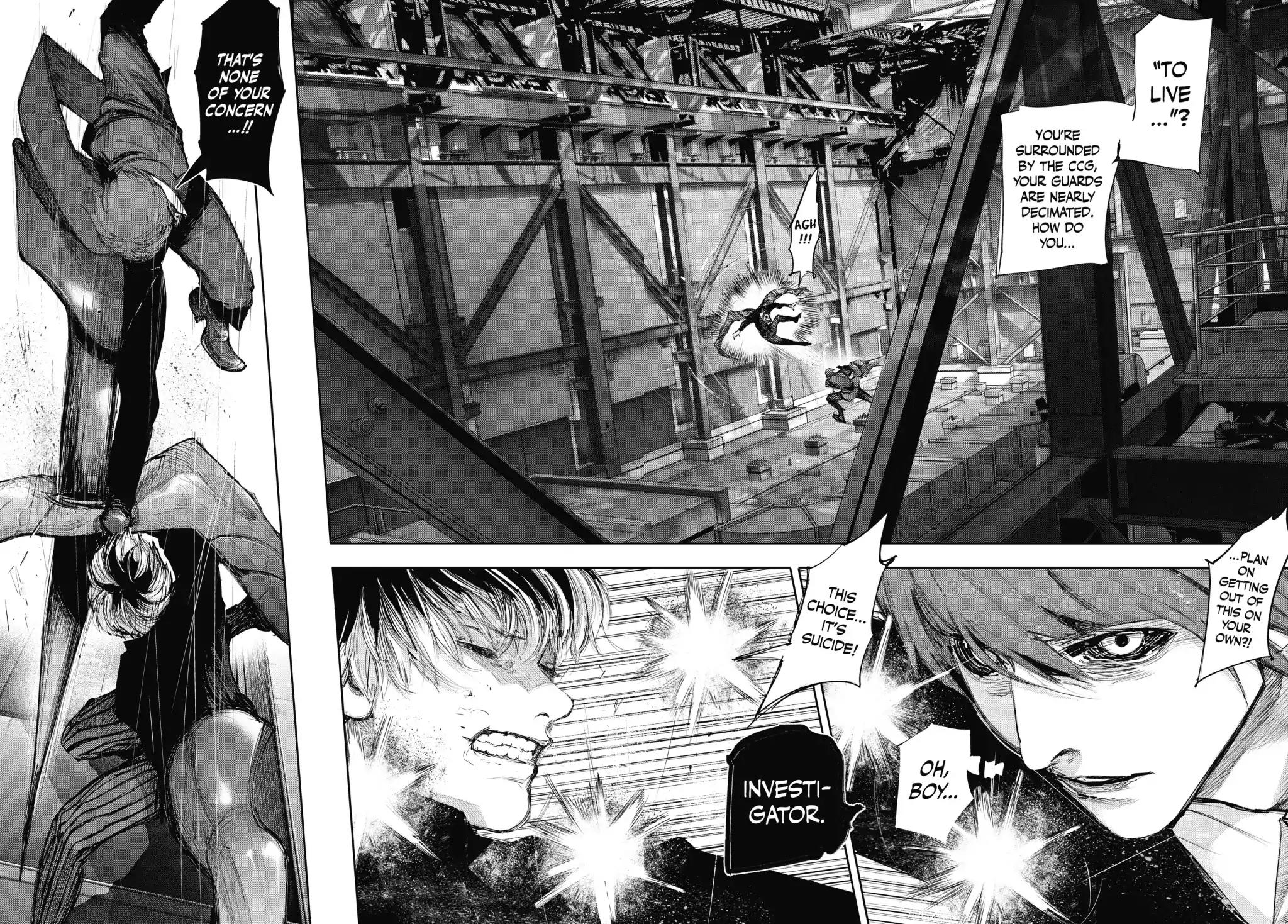 Tokyo Ghoul:re Chapter 50 page 9 - Chapter 50: Hand
