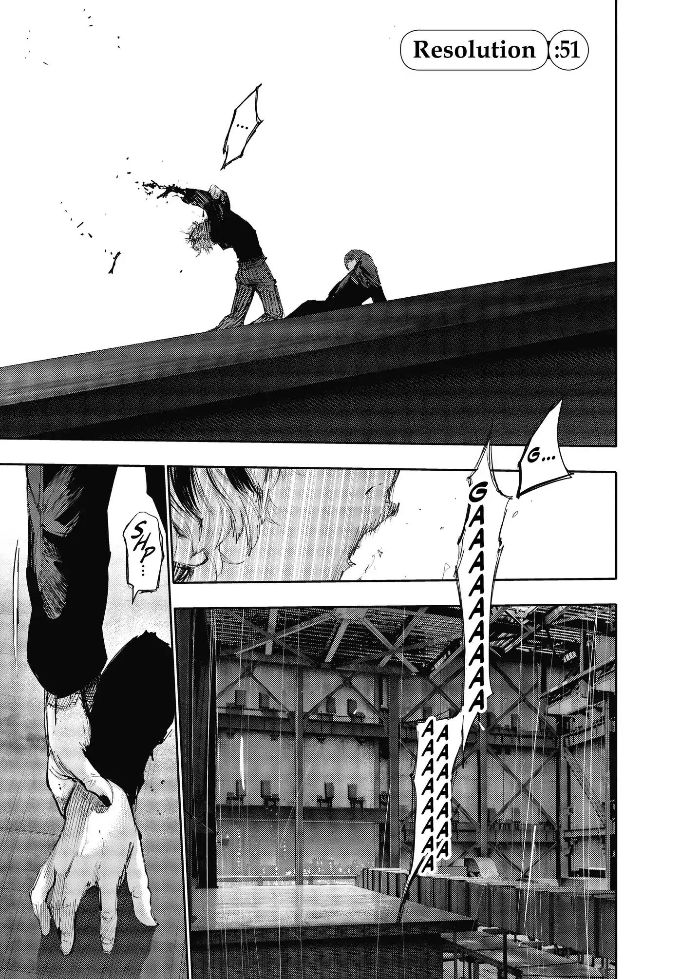 Tokyo Ghoul:re Chapter 51 page 1 - Chapter 51: Resolution