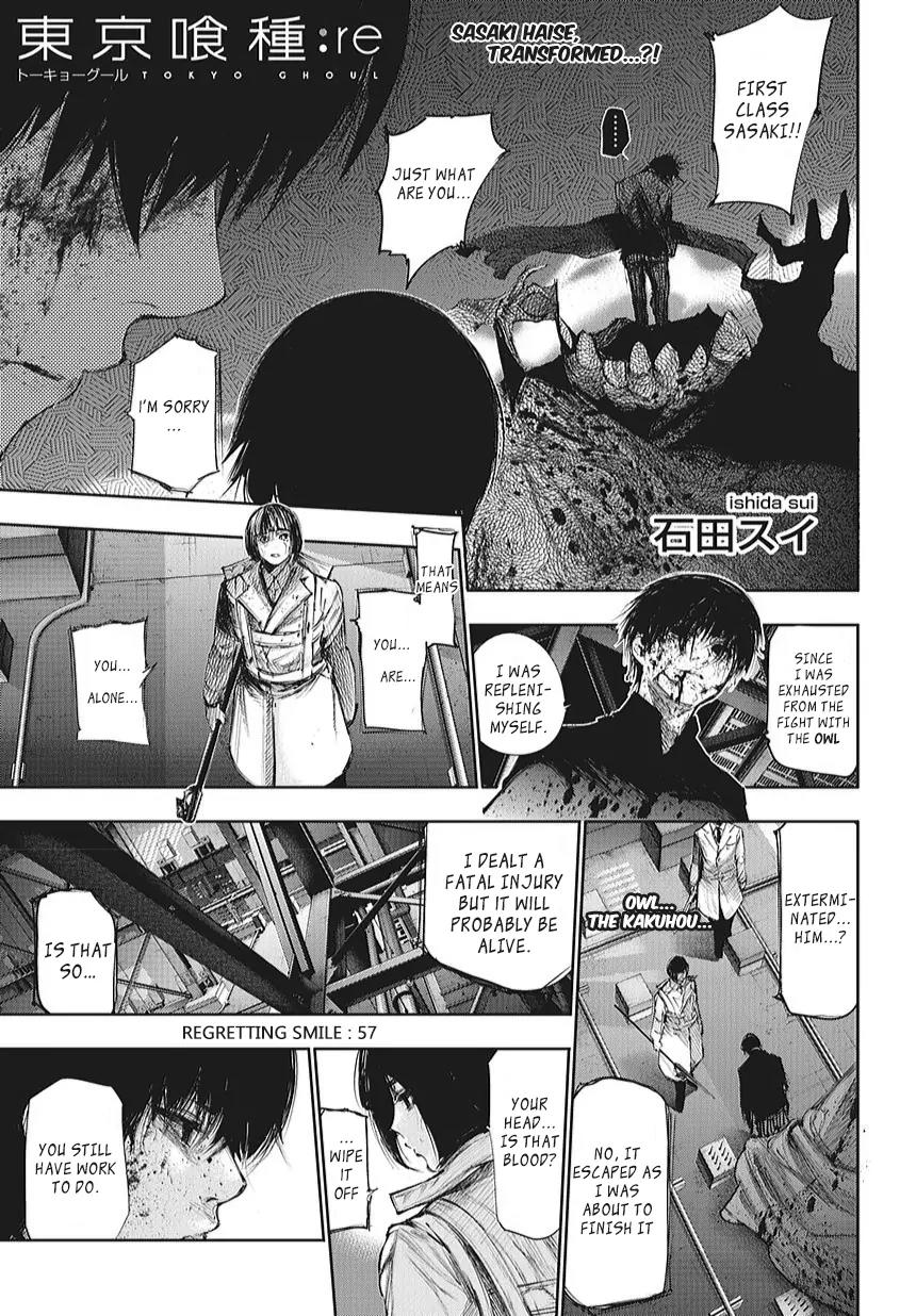 Tokyo Ghoul:re Chapter 57 page 2 - Chapter 57: Regretting Smile