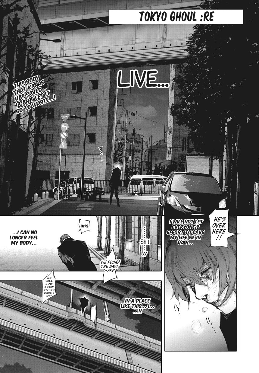 Tokyo Ghoul:re Chapter 58 page 3 - Chapter 58 : Playfully Faint