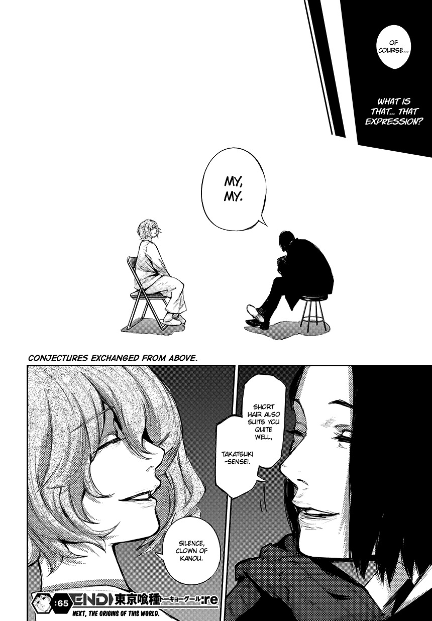 Tokyo Ghoul:re Chapter 65 page 19 - Chapter 65 : Heavy Steps