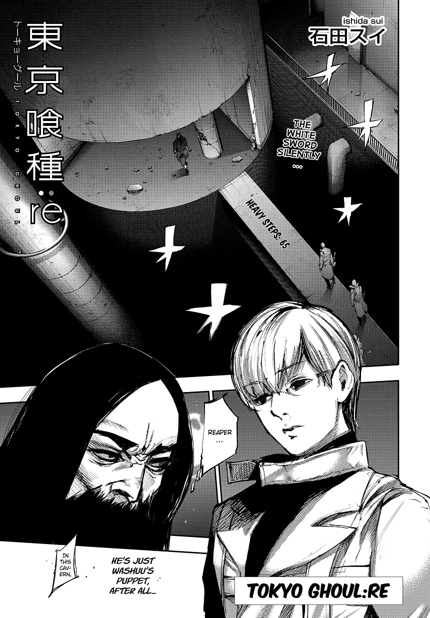 Tokyo Ghoul:re Chapter 65 page 2 - Chapter 65 : Heavy Steps