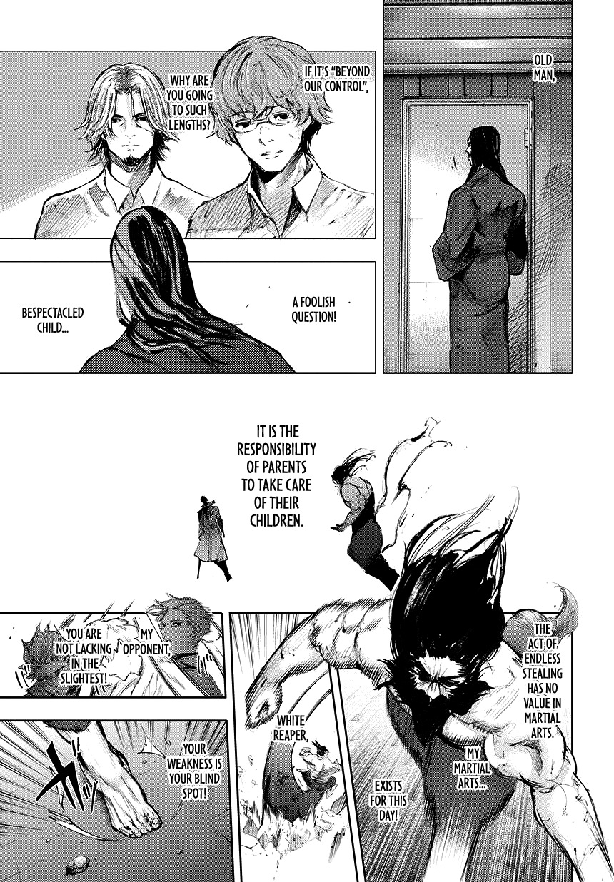 Tokyo Ghoul:re Chapter 65 page 8 - Chapter 65 : Heavy Steps