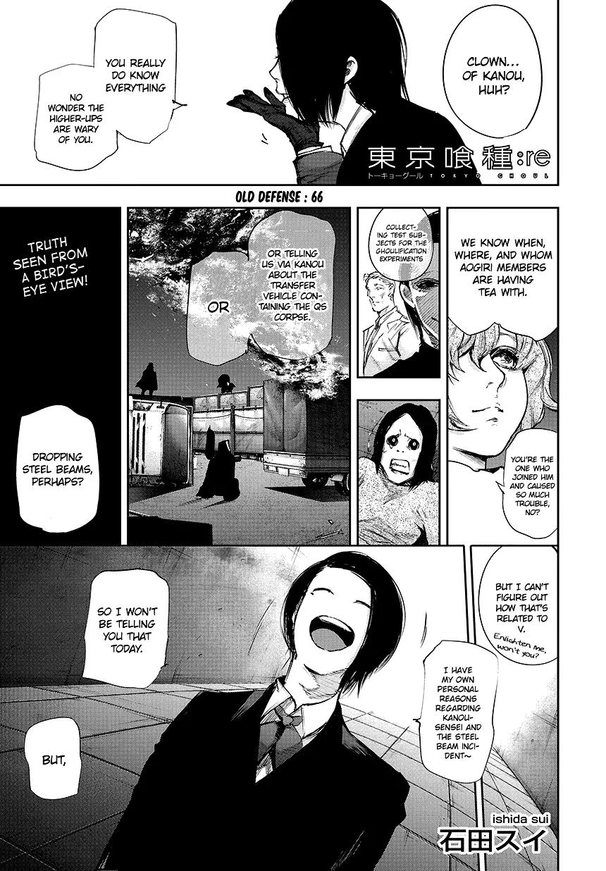 Tokyo Ghoul:re Chapter 66 page 2 - Chapter 66: Old Defense
