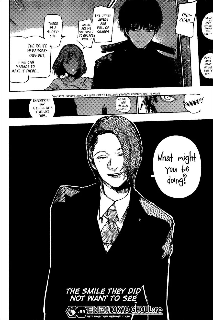 Tokyo Ghoul:re Chapter 69 page 19 - Chapter 69: Conduct the Purification