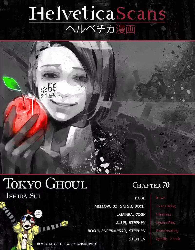 Tokyo Ghoul:re Chapter 70 page 1 - Chapter 70: Lighting Rabbit