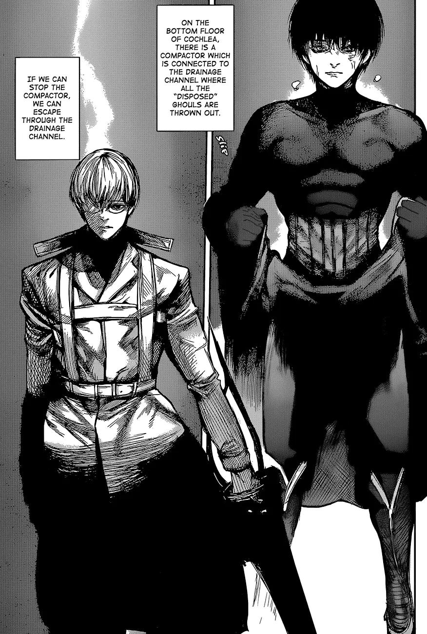 Tokyo Ghoul:re Chapter 72 page 17 - Chapter 72: Absent Minded Transmission