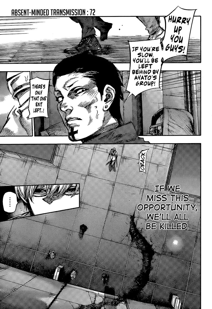 Tokyo Ghoul:re Chapter 72 page 6 - Chapter 72: Absent Minded Transmission