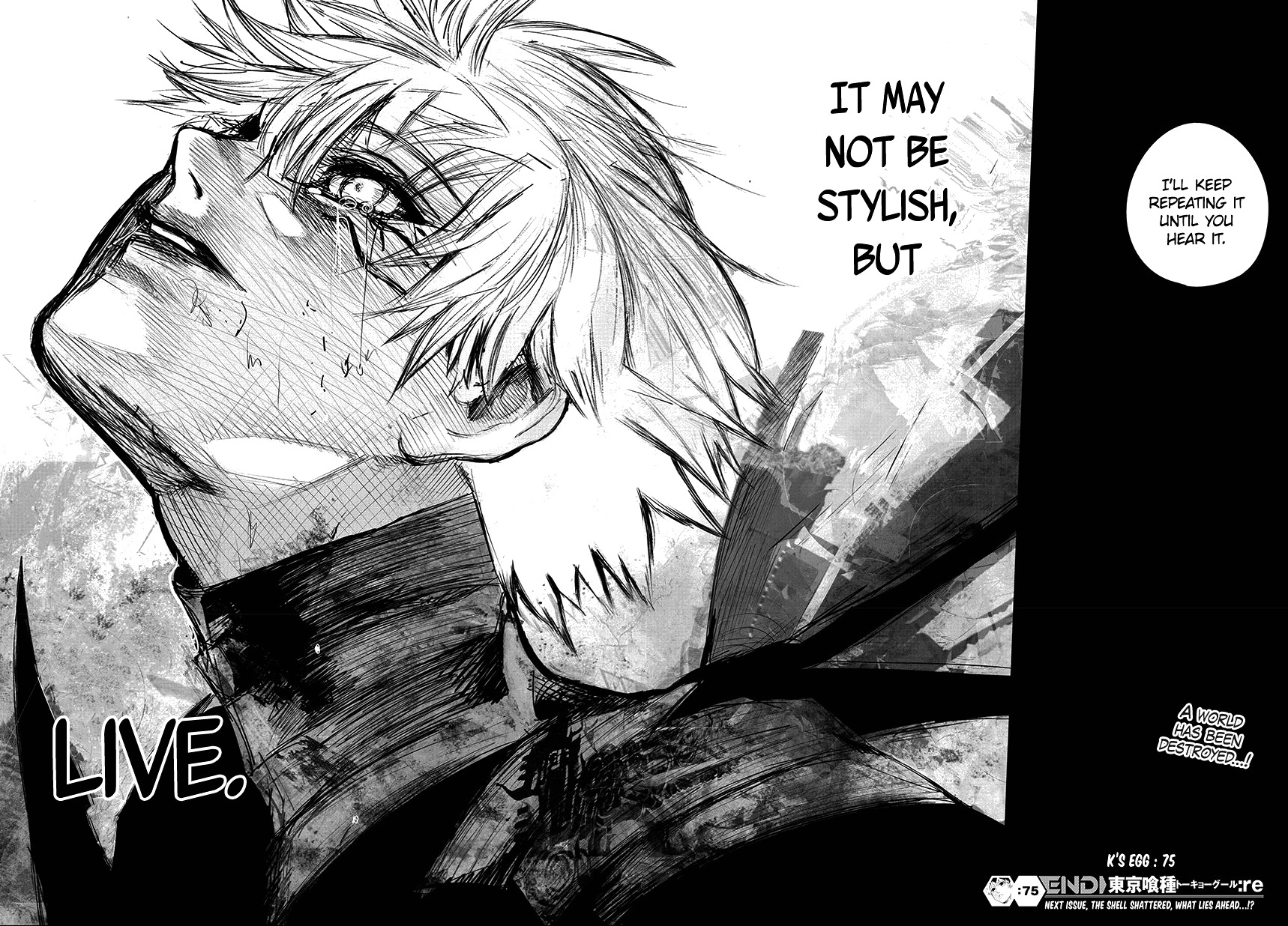 Tokyo Ghoul:re Chapter 75 page 18 - Chapter 75 : K's Egg