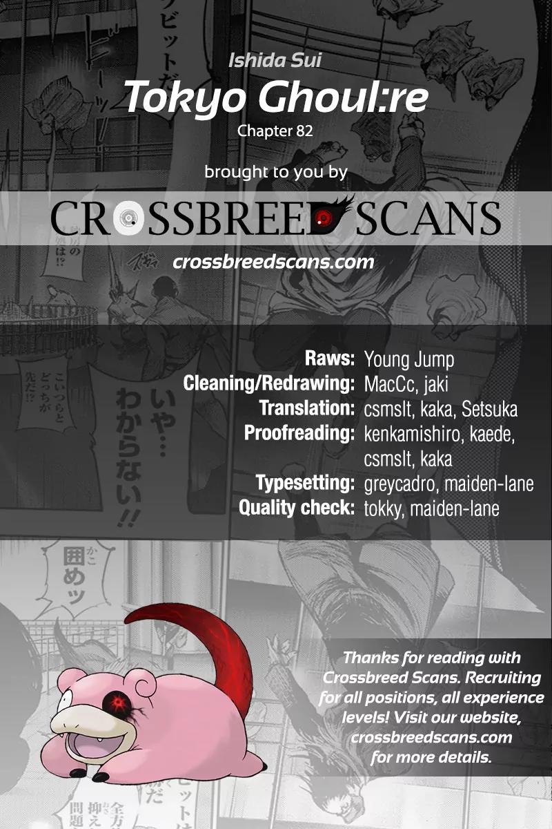 Tokyo Ghoul:re Chapter 82 page 1 - Chapter 82: From The Heart