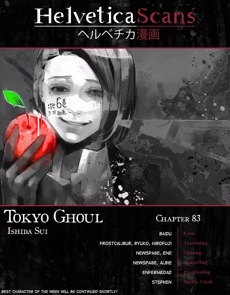 Tokyo Ghoul:re Chapter 83 page 1 - Chapter 83: The Resonane of the Closing Door