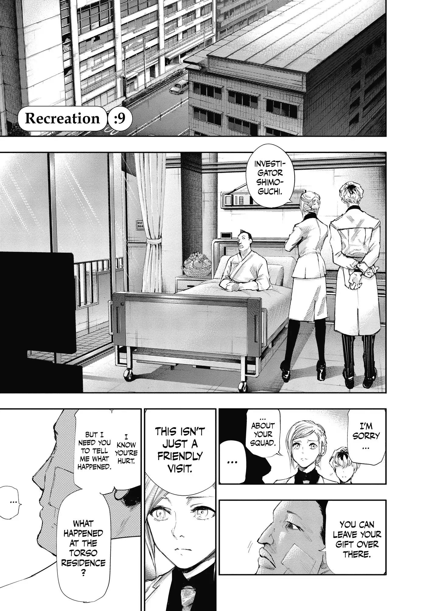 Tokyo Ghoul:re Chapter 9 page 1 - Chapter 9: Recreation