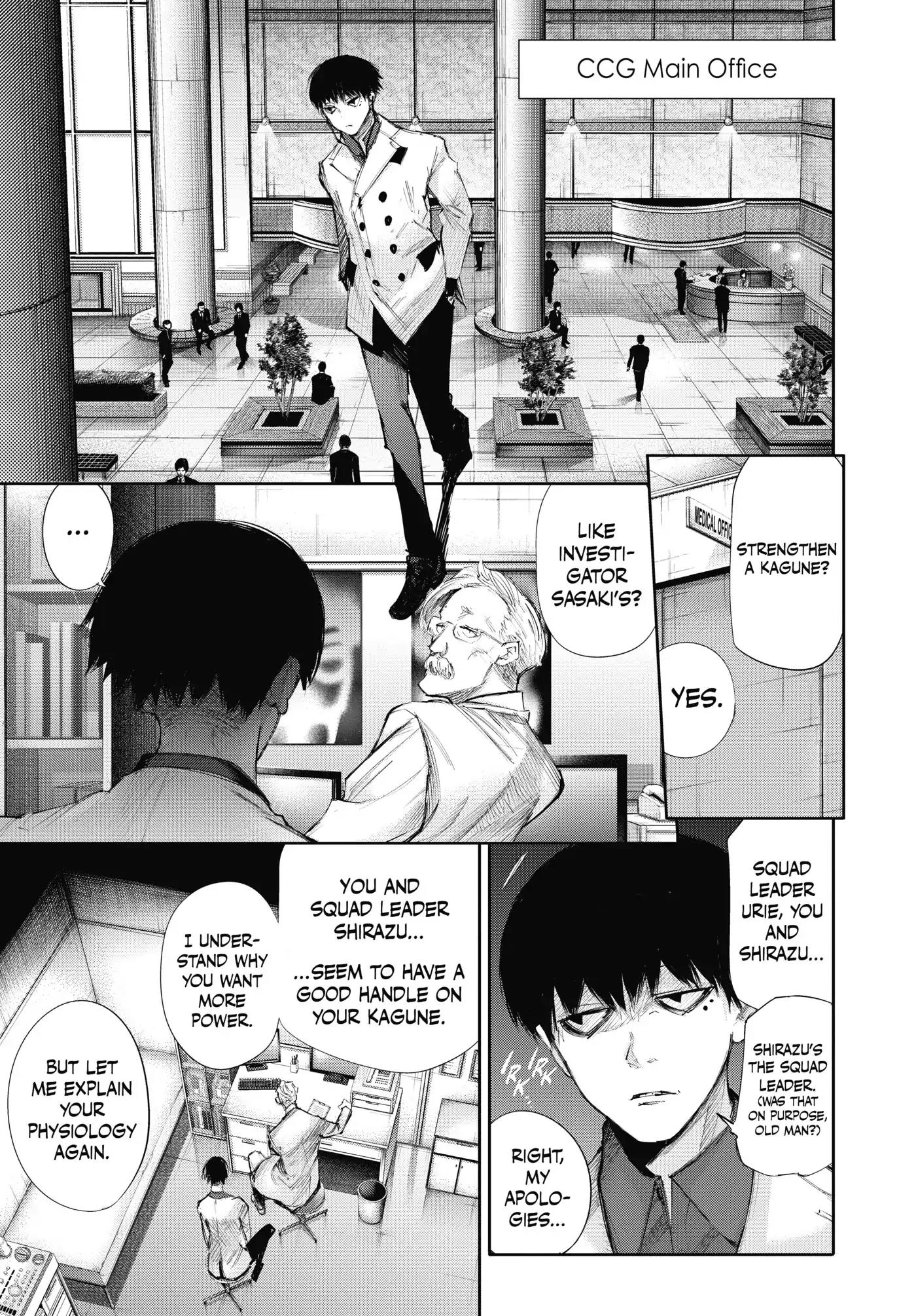 Tokyo Ghoul:re Chapter 9 page 5 - Chapter 9: Recreation