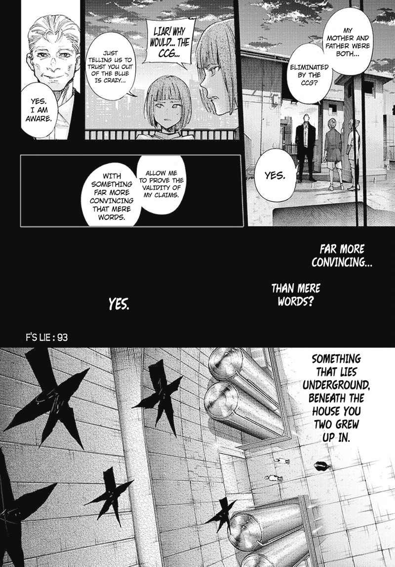 Tokyo Ghoul:re Chapter 93 page 11 - Chapter 93 : F's Lie