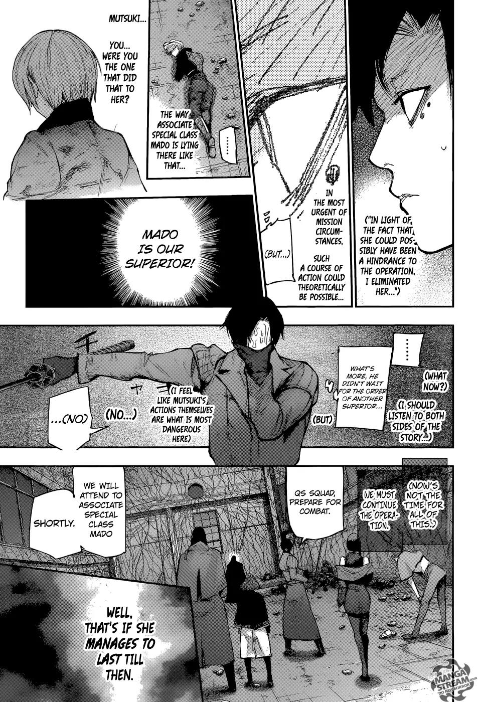 Tokyo Ghoul:re Chapter 96 page 4 - Chapter 96: Clotting Blood