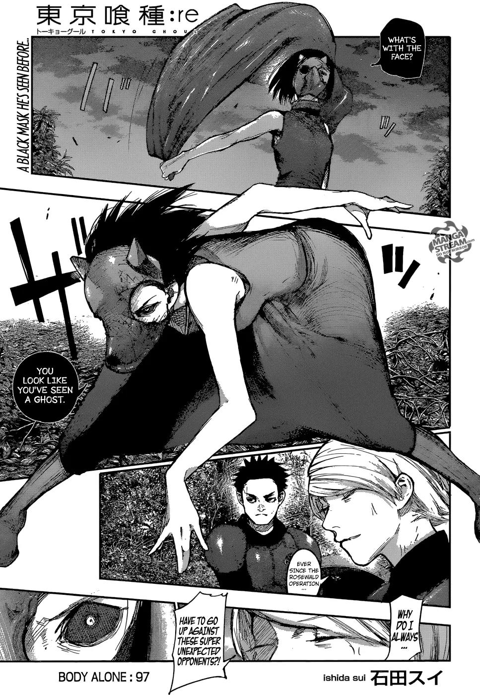 Tokyo Ghoul:re Chapter 97 page 1 - Chapter 97: Body Alone