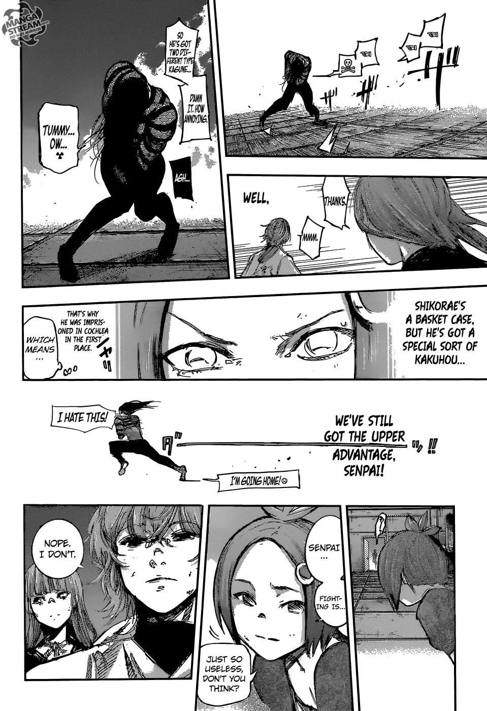Tokyo Ghoul:re Chapter 97 page 14 - Chapter 97: Body Alone