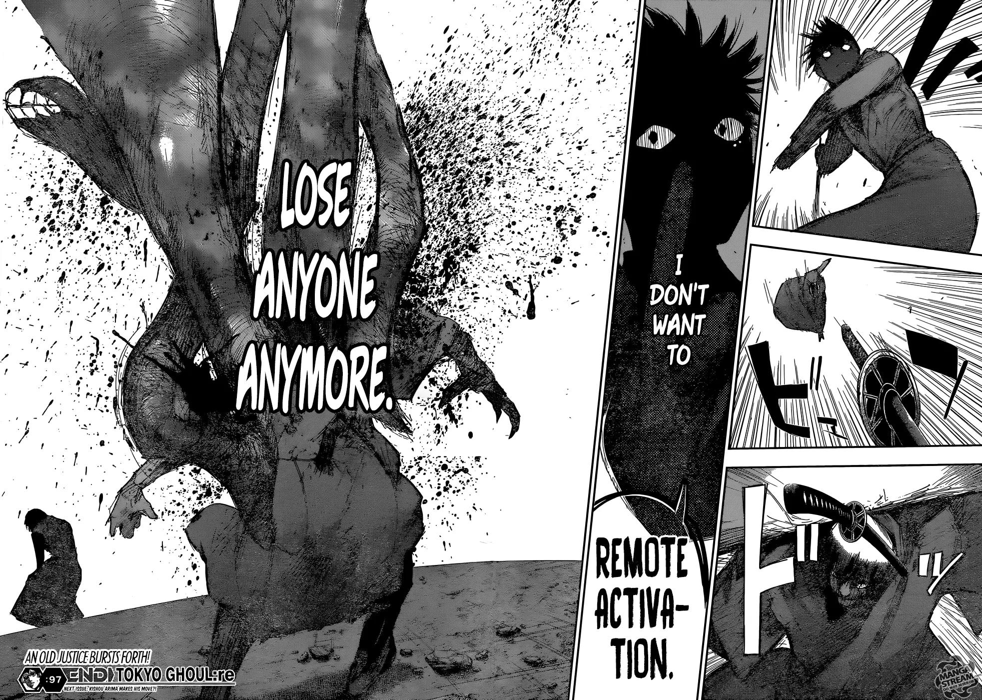 Tokyo Ghoul:re Chapter 97 page 20 - Chapter 97: Body Alone