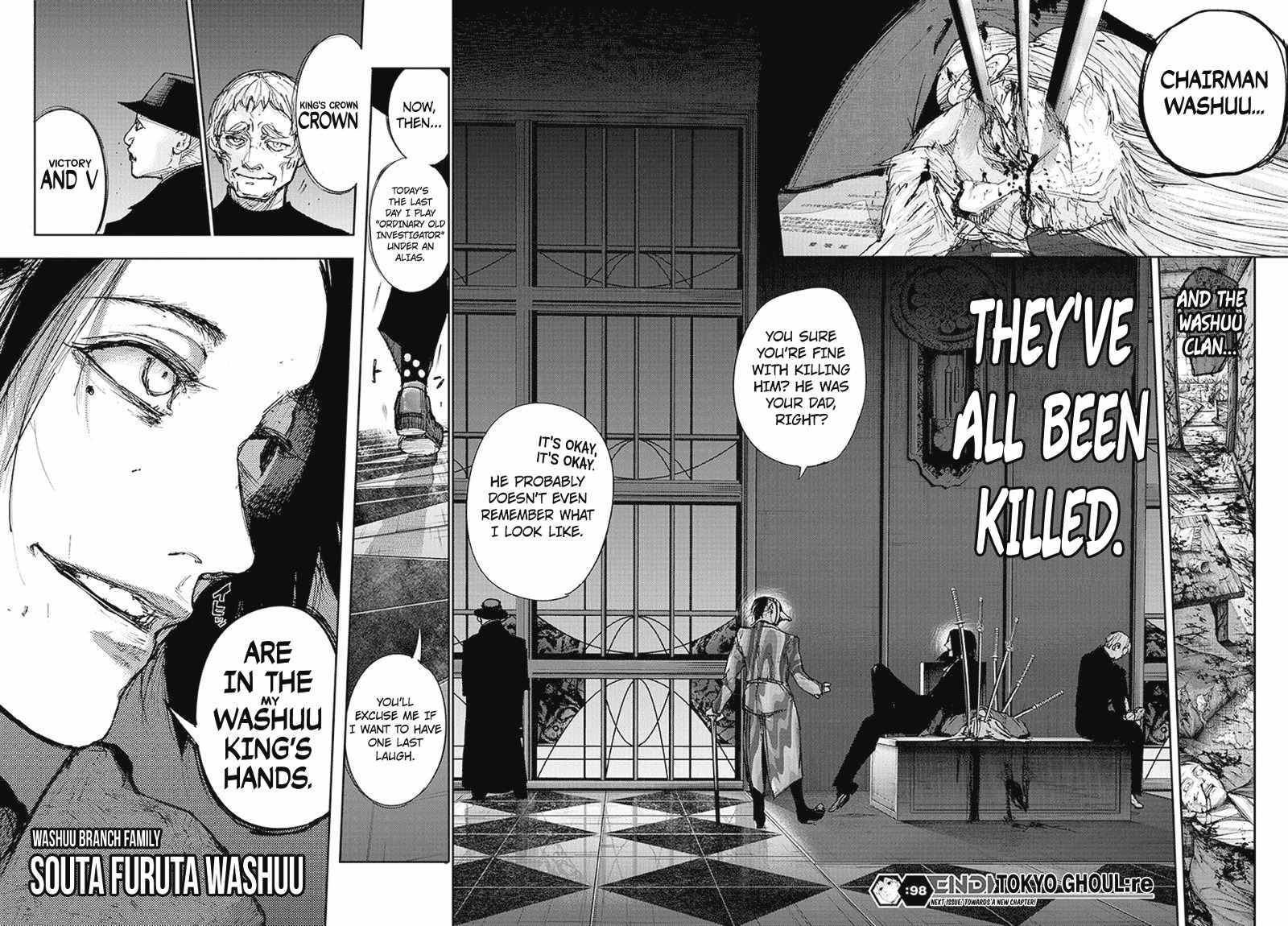 Tokyo Ghoul:re Chapter 98 page 19 - Chapter 98 : Old School