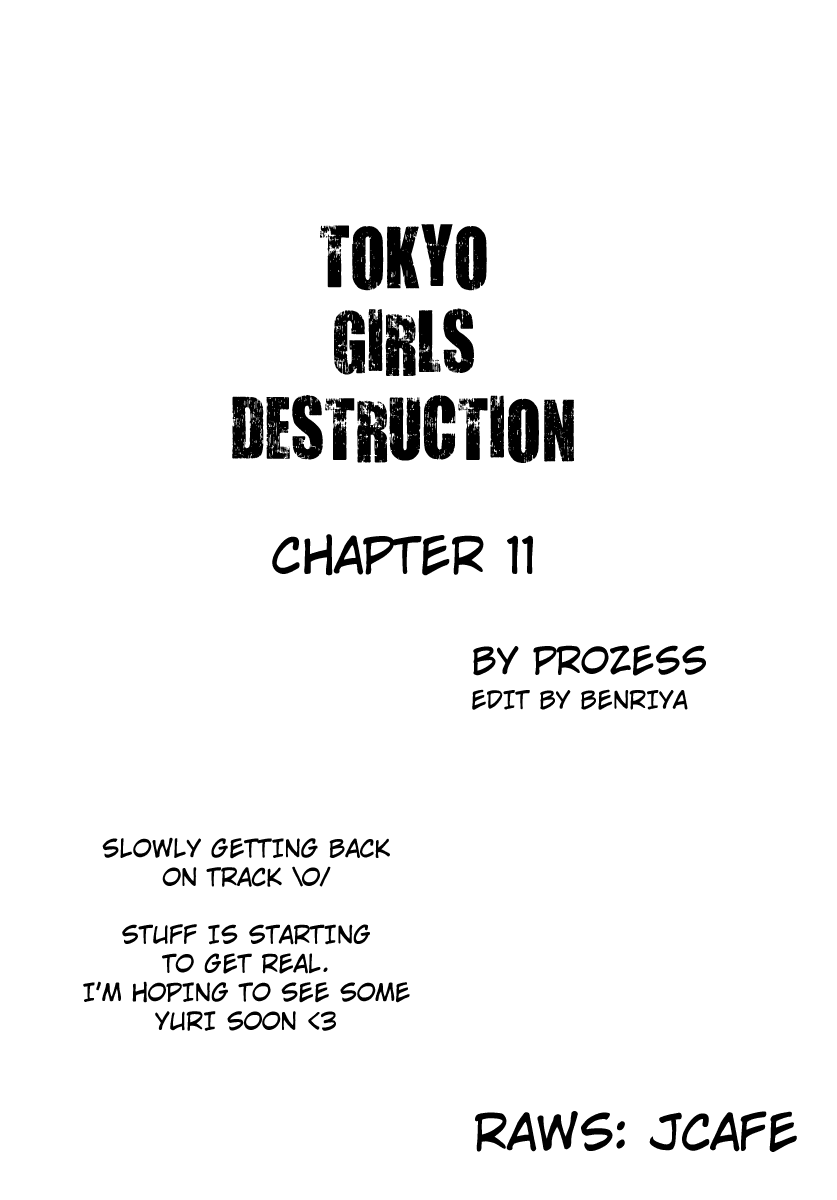 Tokyo Girls Destruction Chapter 11.2 page 1 - Chapter 11 v2 : Resolve and Sacrifice