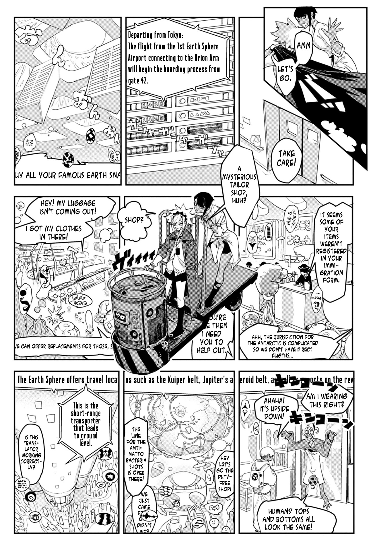 Tokyo Immigration Chapter 2 page 8 - Chapter 2: Closed Zone! (1/2)