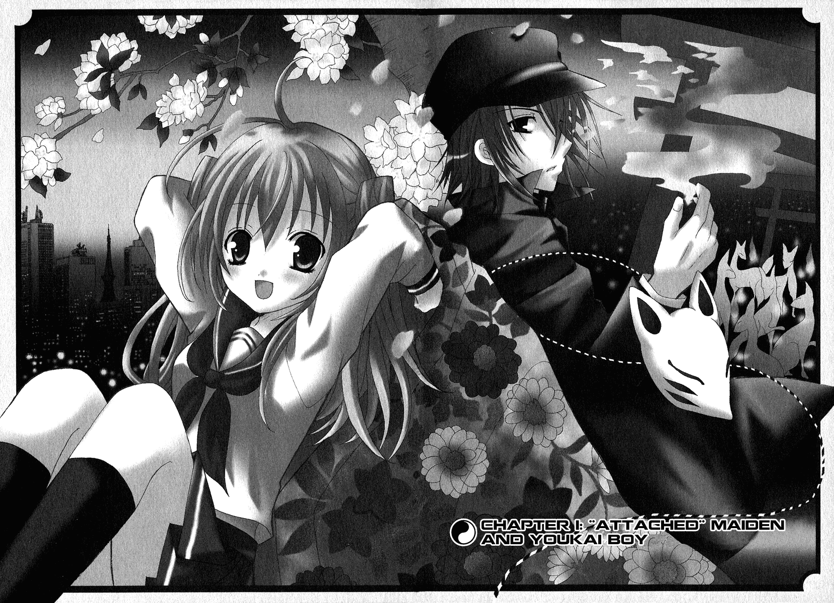 Tokyo Innocent Chapter 1 page 6 - Chapter 1: "Attached" Maiden and Youkai Boy