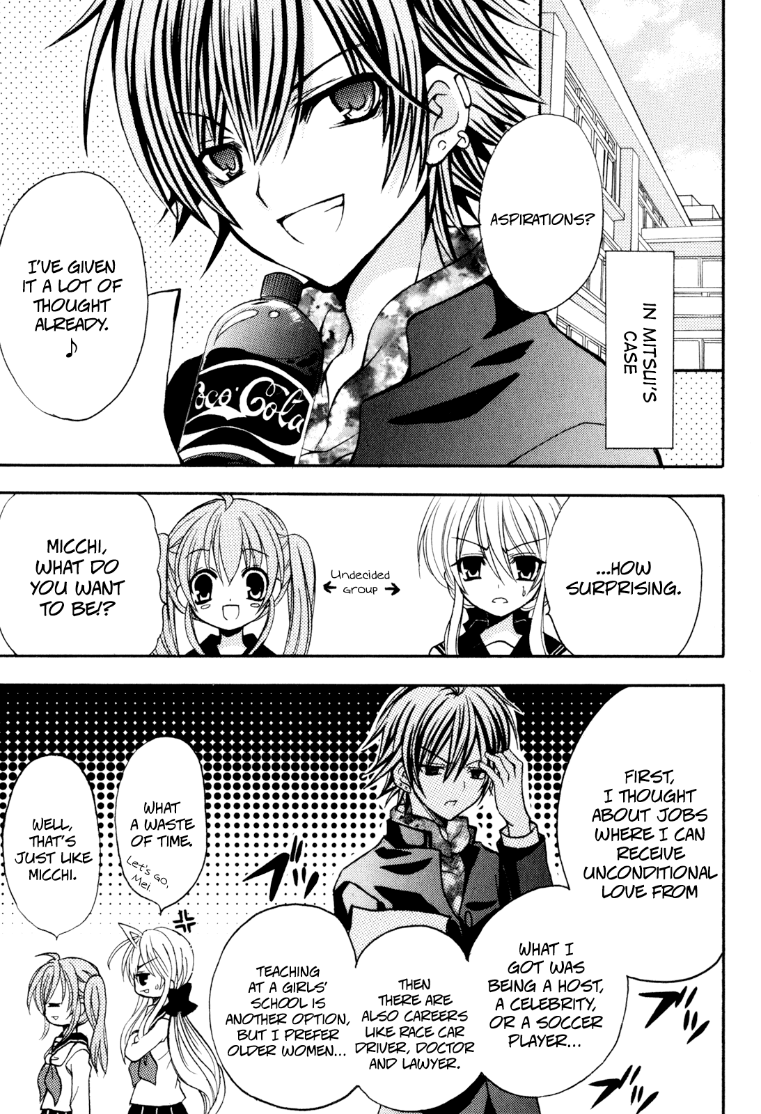 Tokyo Innocent Chapter 39.5 page 10 - Chapter 39.5: Future Aspirations Survey and Everyone's Dreams + Special Side Story