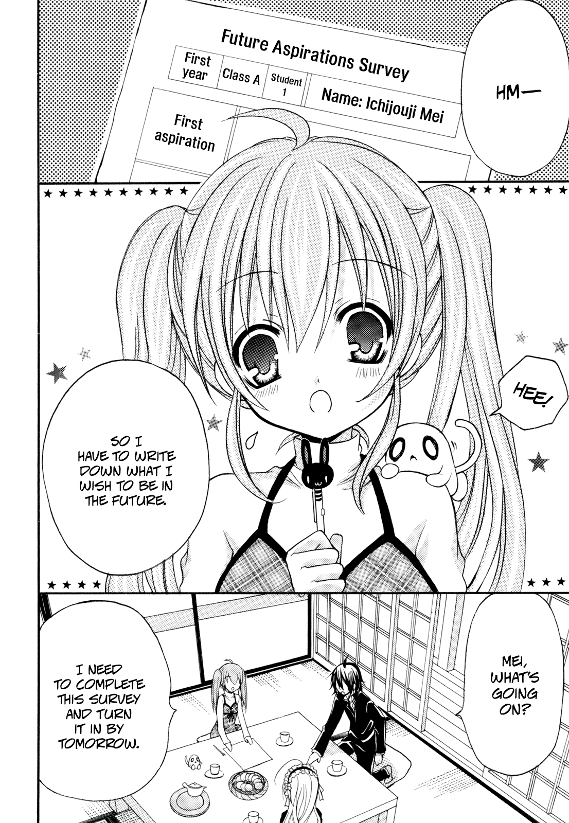 Tokyo Innocent Chapter 39.5 page 3 - Chapter 39.5: Future Aspirations Survey and Everyone's Dreams + Special Side Story