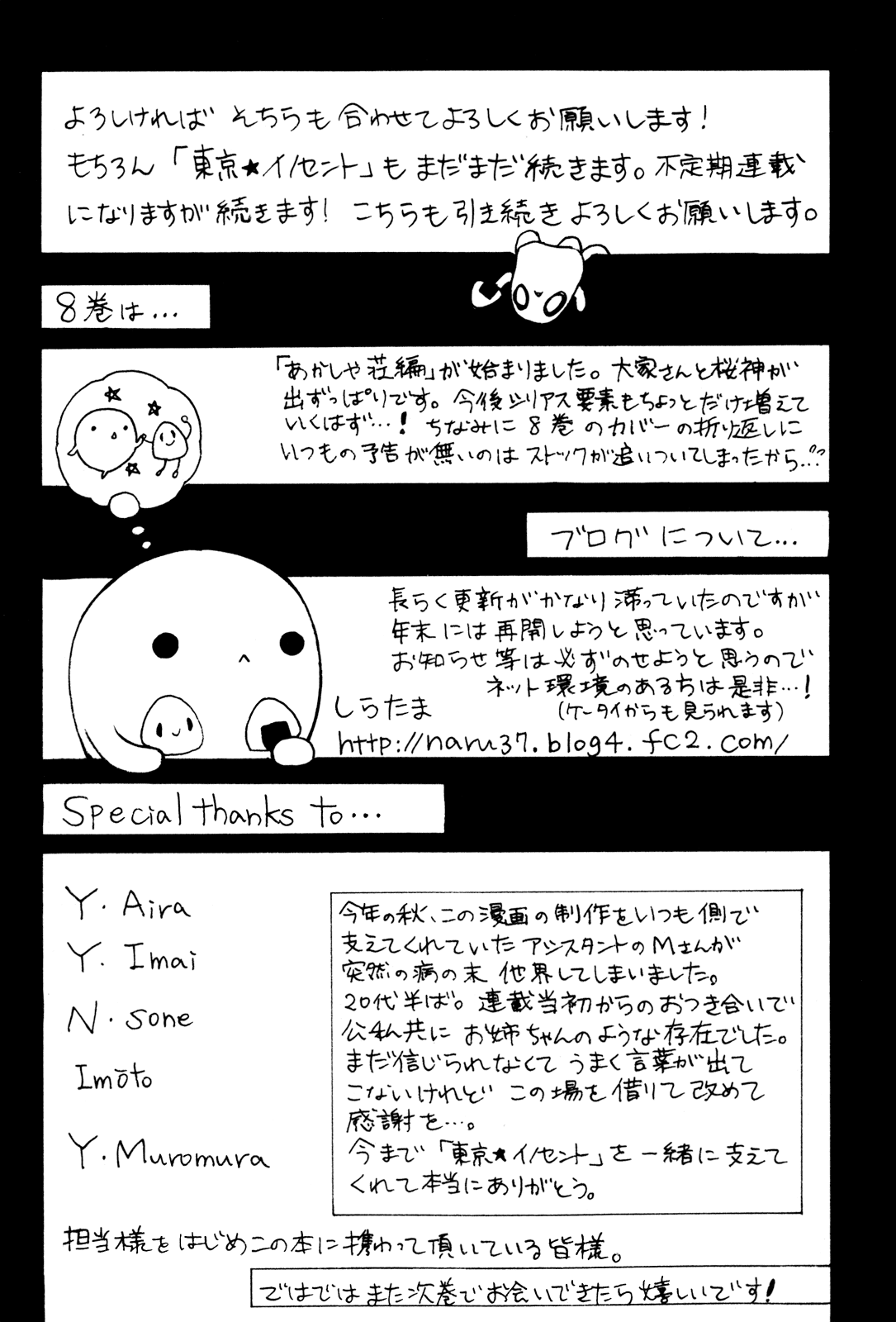 Tokyo Innocent Chapter 39.5 page 38 - Chapter 39.5: Future Aspirations Survey and Everyone's Dreams + Special Side Story