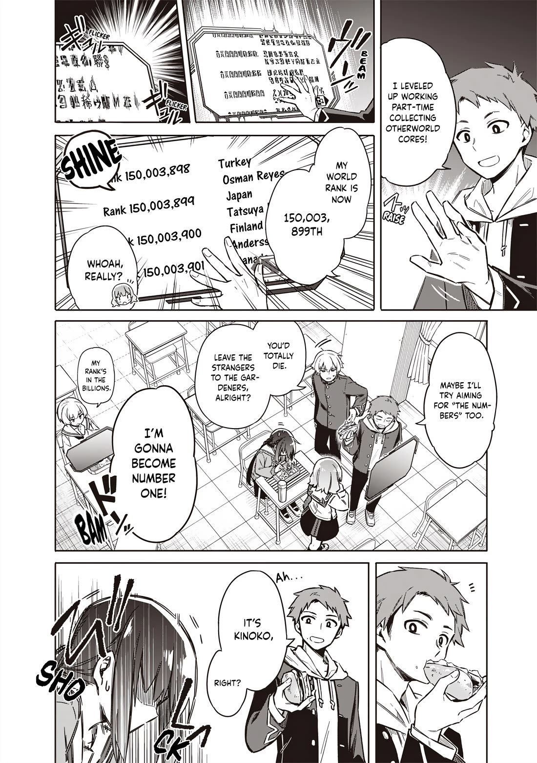 Tokyo KINOKO: The World's Strongest High School Girl with the Weakest Social Skills Chapter 1 page 4 - Chapter 1: The High School Girl Ranked #1 In The World