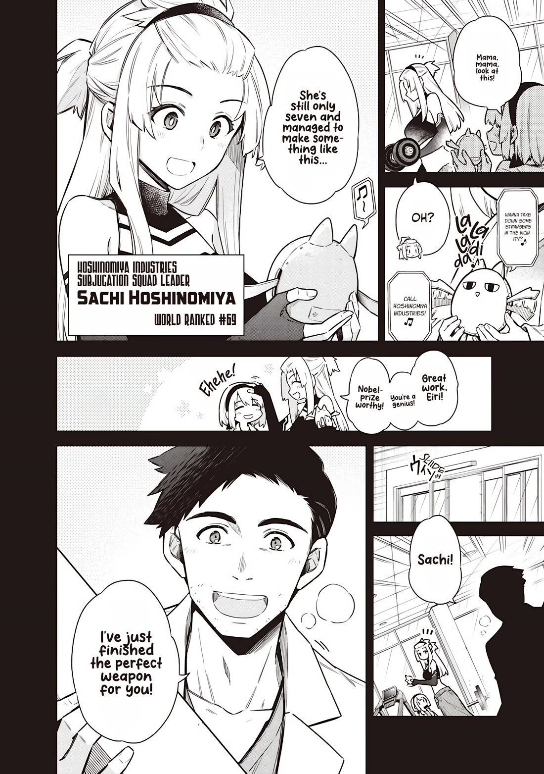 Tokyo KINOKO: The World's Strongest High School Girl with the Weakest Social Skills Chapter 22 page 4 - Chapter 22: Hoshinomiya Industries