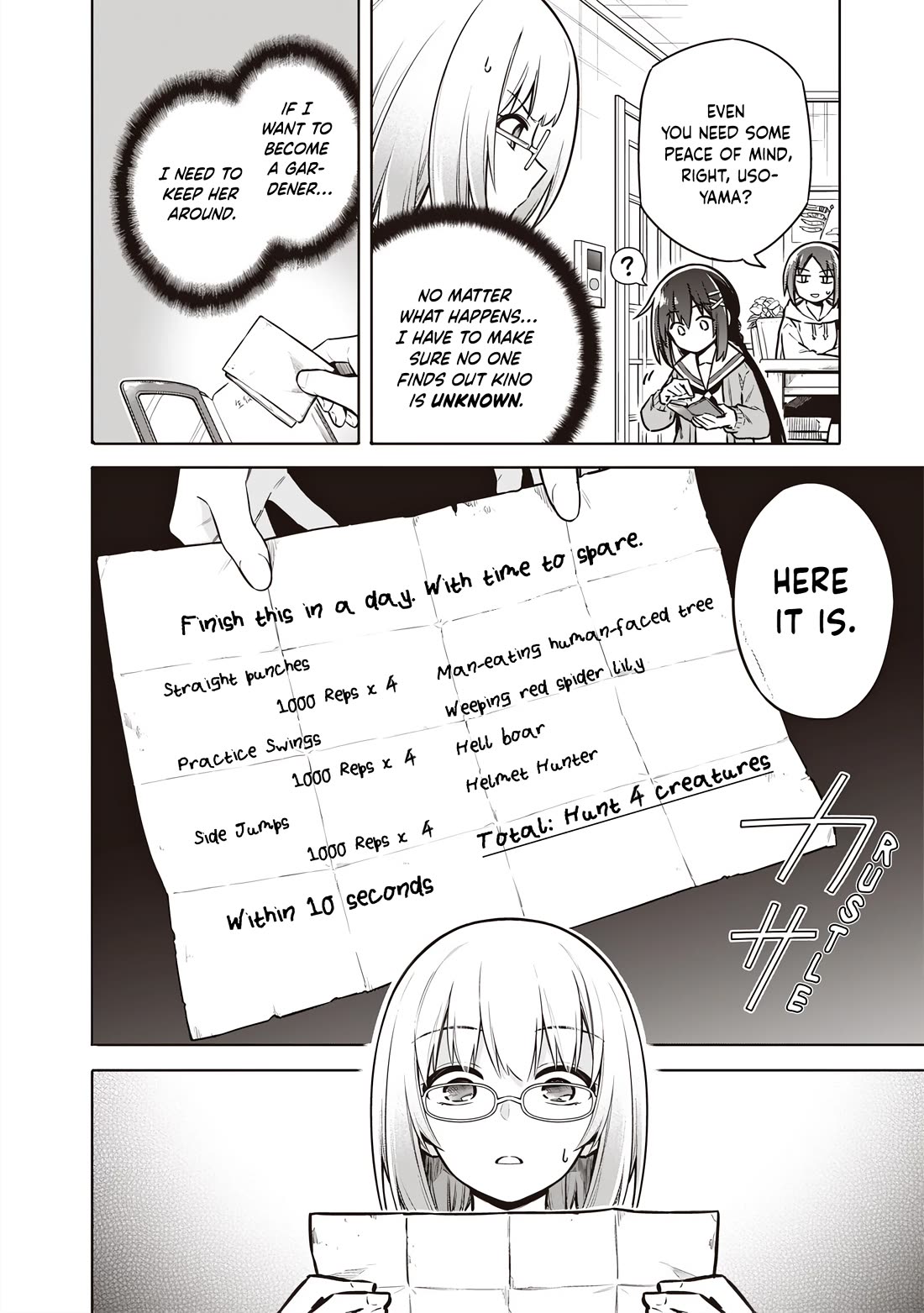 Tokyo KINOKO: The World's Strongest High School Girl with the Weakest Social Skills Chapter 3 page 13 - Chapter 3: Our Promise
