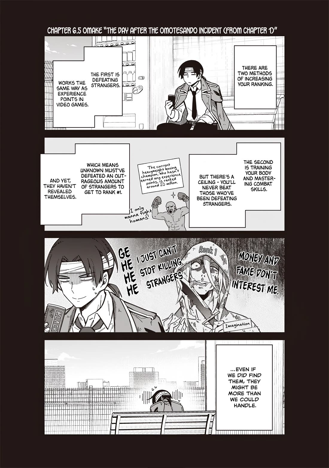 Tokyo KINOKO: The World's Strongest High School Girl with the Weakest Social Skills Chapter 6.5 page 1 - Chapter 6.5: The Day After The Omotesando Incident