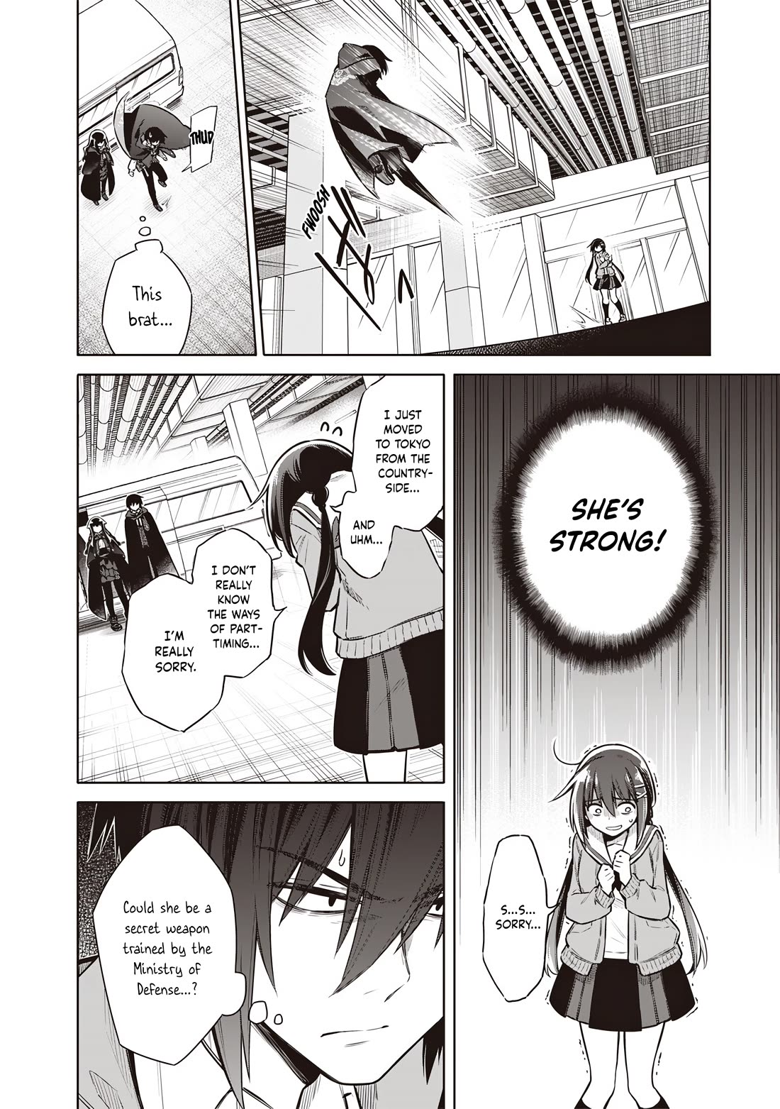 Tokyo KINOKO: The World's Strongest High School Girl with the Weakest Social Skills Chapter 6 page 2 - Chapter 6: The Way Of The Part-Timer
