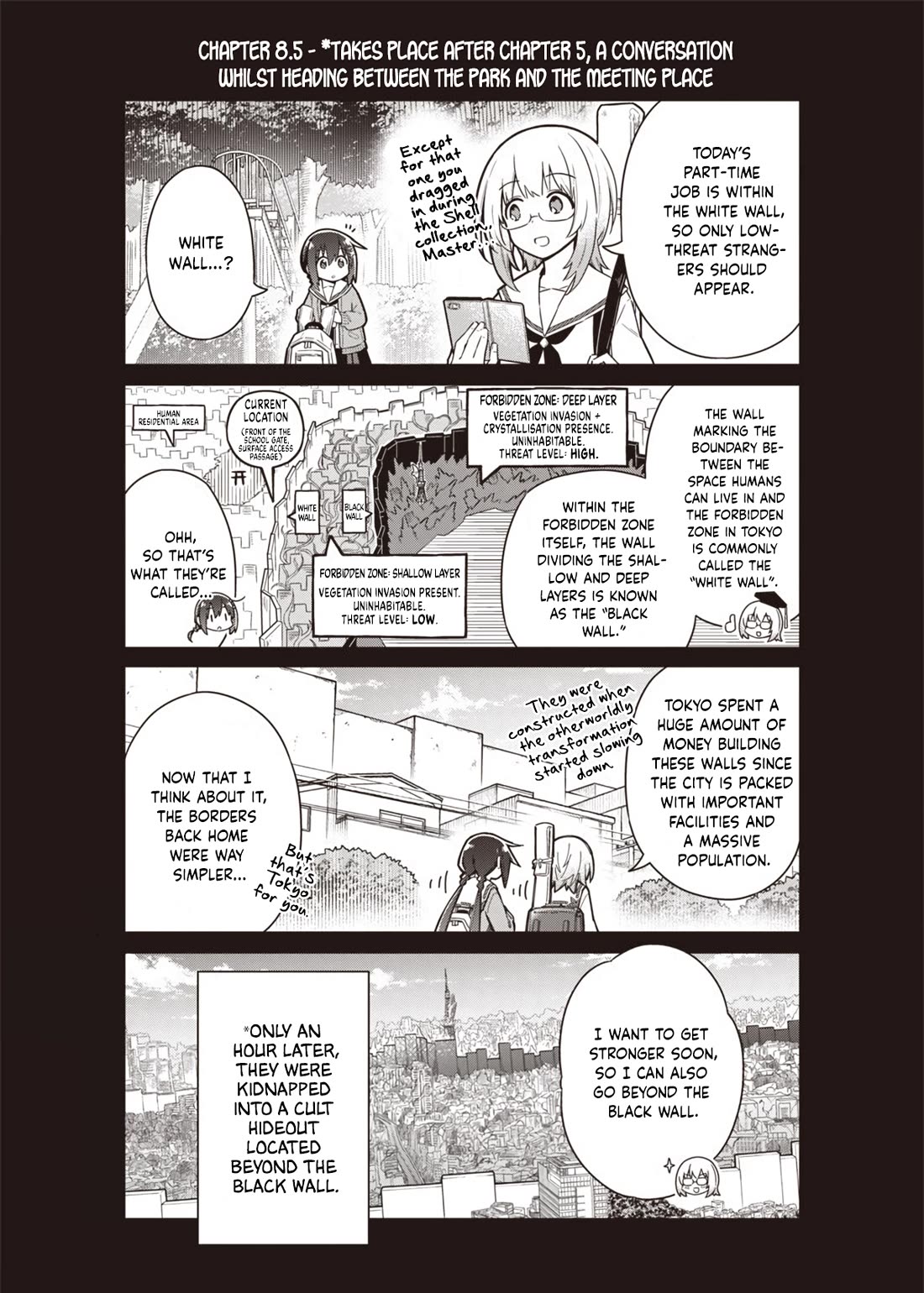 Tokyo KINOKO: The World's Strongest High School Girl with the Weakest Social Skills Chapter 8.5 page 1 - Chapter 8.5: Takes Place After Chapter 5...