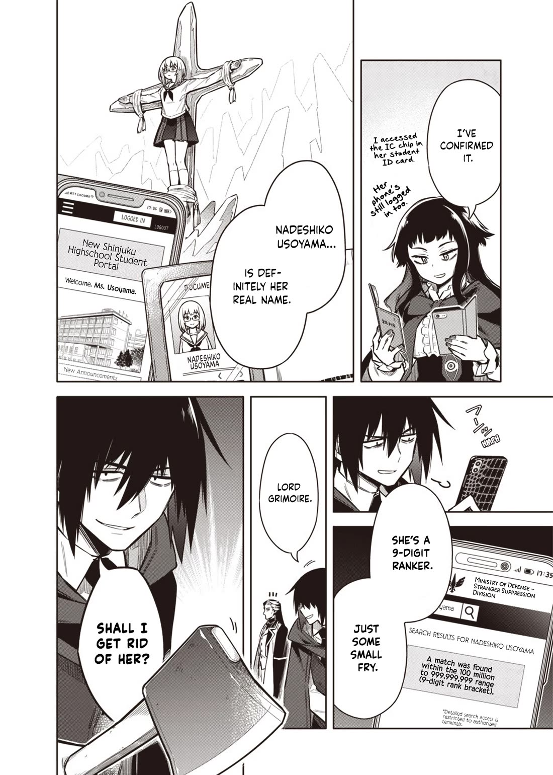 Tokyo KINOKO: The World's Strongest High School Girl with the Weakest Social Skills Chapter 8 page 6 - Chapter 8: Firing: Confirmed