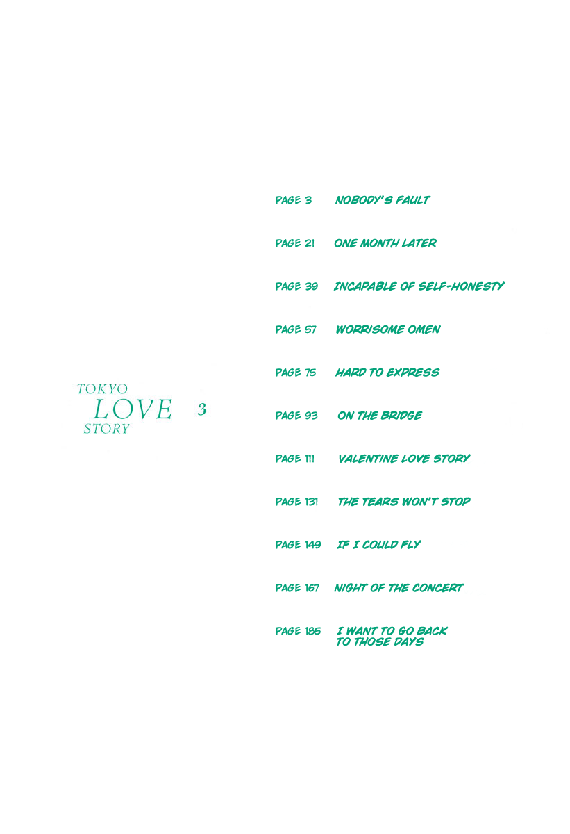 Tokyo Love Story Chapter 24 page 4 - Chapter 24: Nobody's Fault
