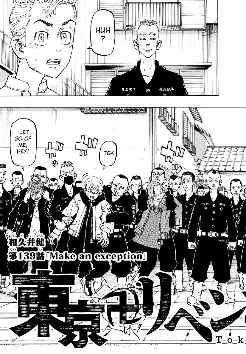 Tokyo Manji Revengers Chapter 139 page 4 - Chapter 139: make an exception