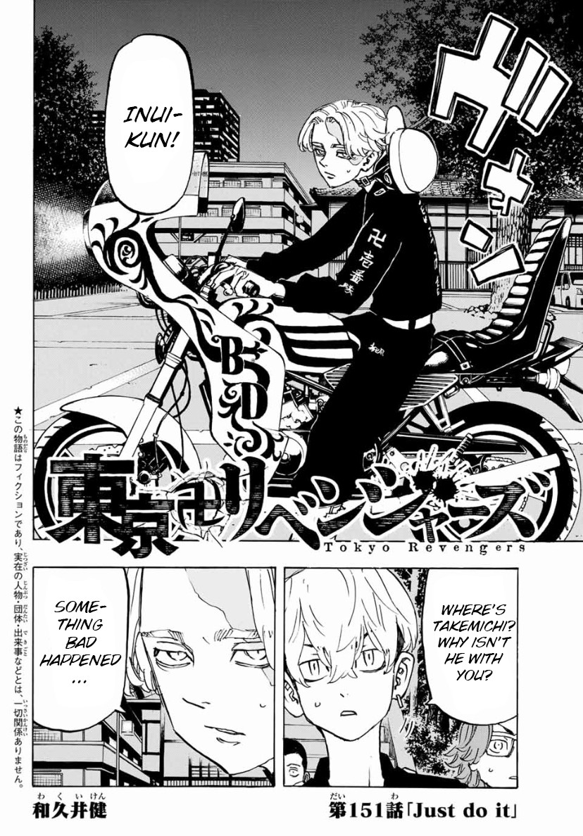 Tokyo Manji Revengers Chapter 151 page 2 - Chapter 151: Just Do It