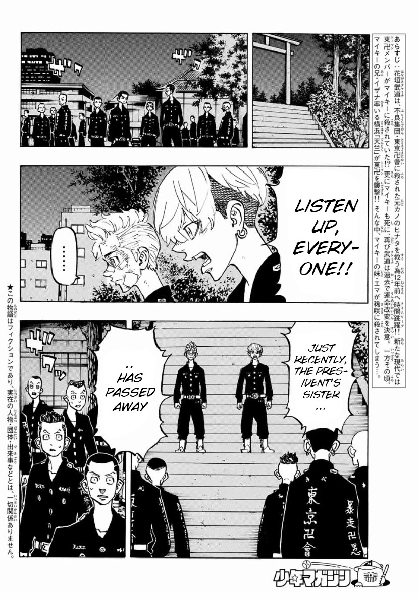 Tokyo Manji Revengers Chapter 152 page 2 - Chapter 152: Rise Against