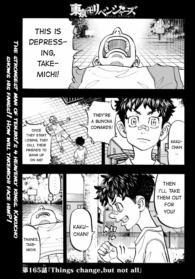 Tokyo Manji Revengers Chapter 165 page 1 - Chapter 165: Things Change, But Not All