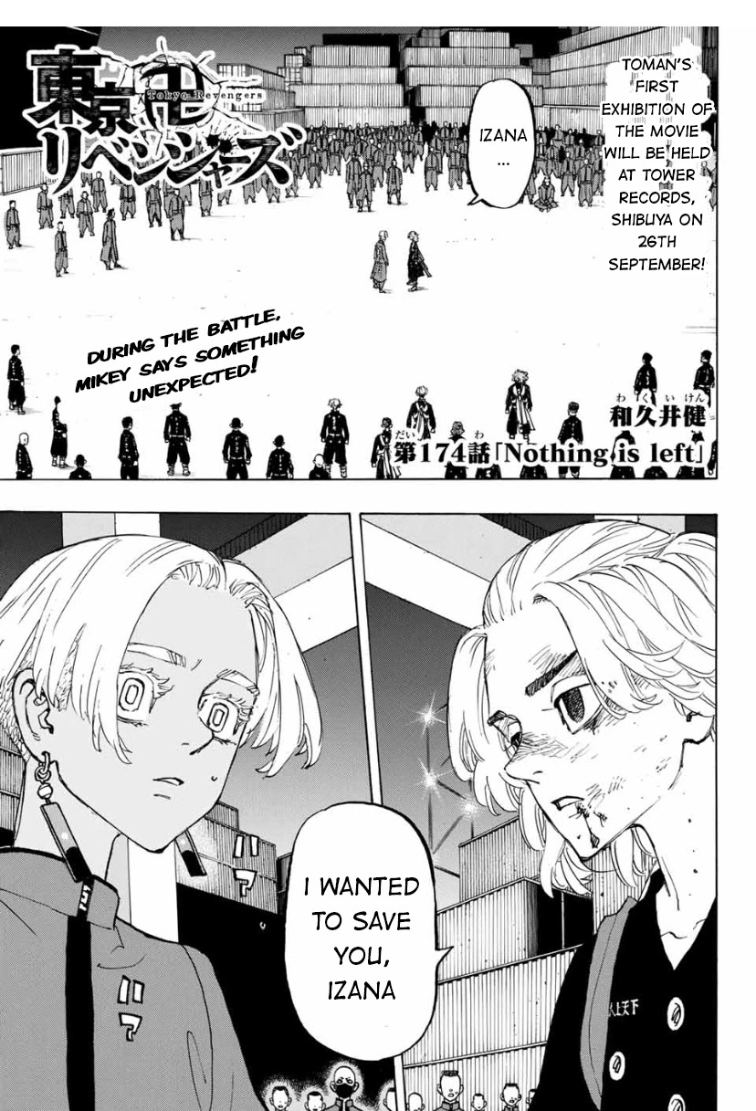 Tokyo Manji Revengers Chapter 174 page 1 - Chapter 174: Nothing is Left