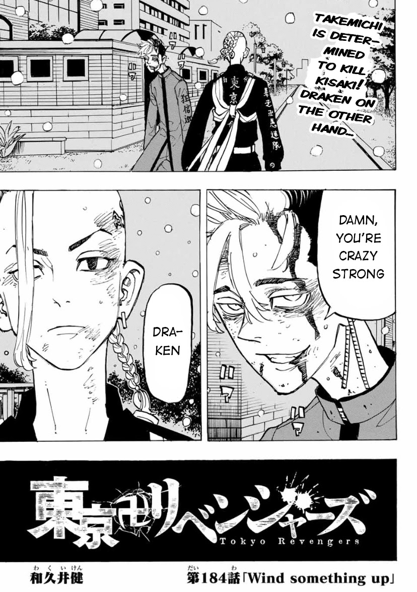 Tokyo Manji Revengers Chapter 184 page 1 - Chapter 184: Wind Something Up