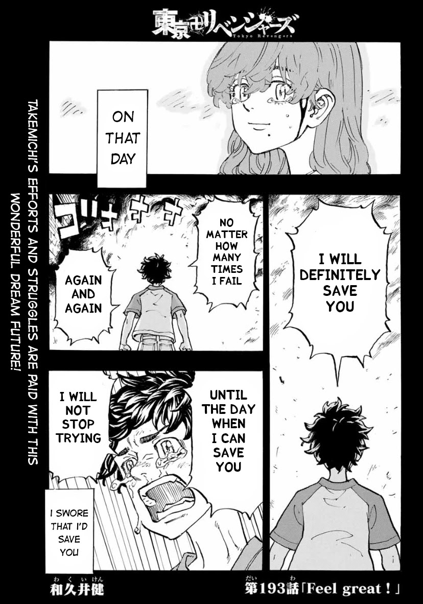 Tokyo Manji Revengers Chapter 193 page 1 - Chapter 193: Feel Great!