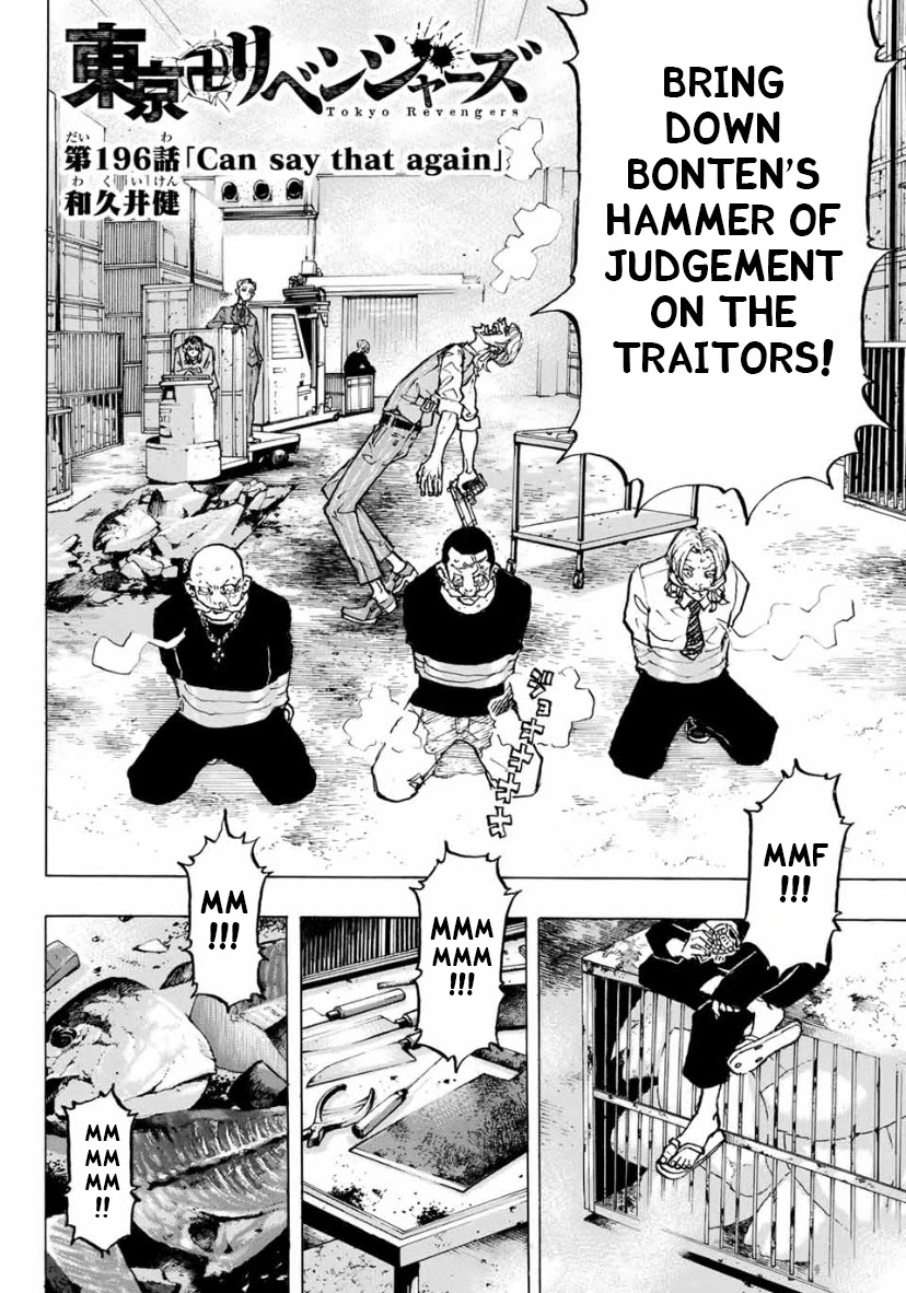 Tokyo Manji Revengers Chapter 196 page 2 - Chapter 196: Can Say That Again