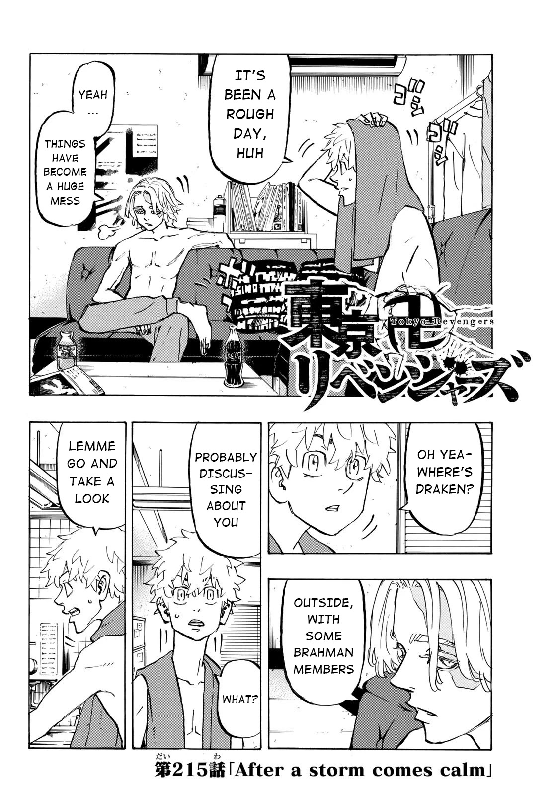Tokyo Manji Revengers Chapter 215 page 2 - Chapter 215: After a Storm Comes Calm