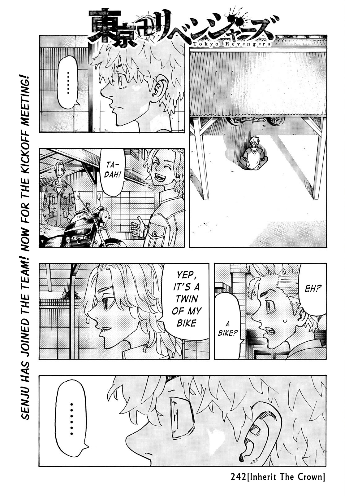 Tokyo Manji Revengers Chapter 242 page 1 - Chapter 242: Inherit The Crown