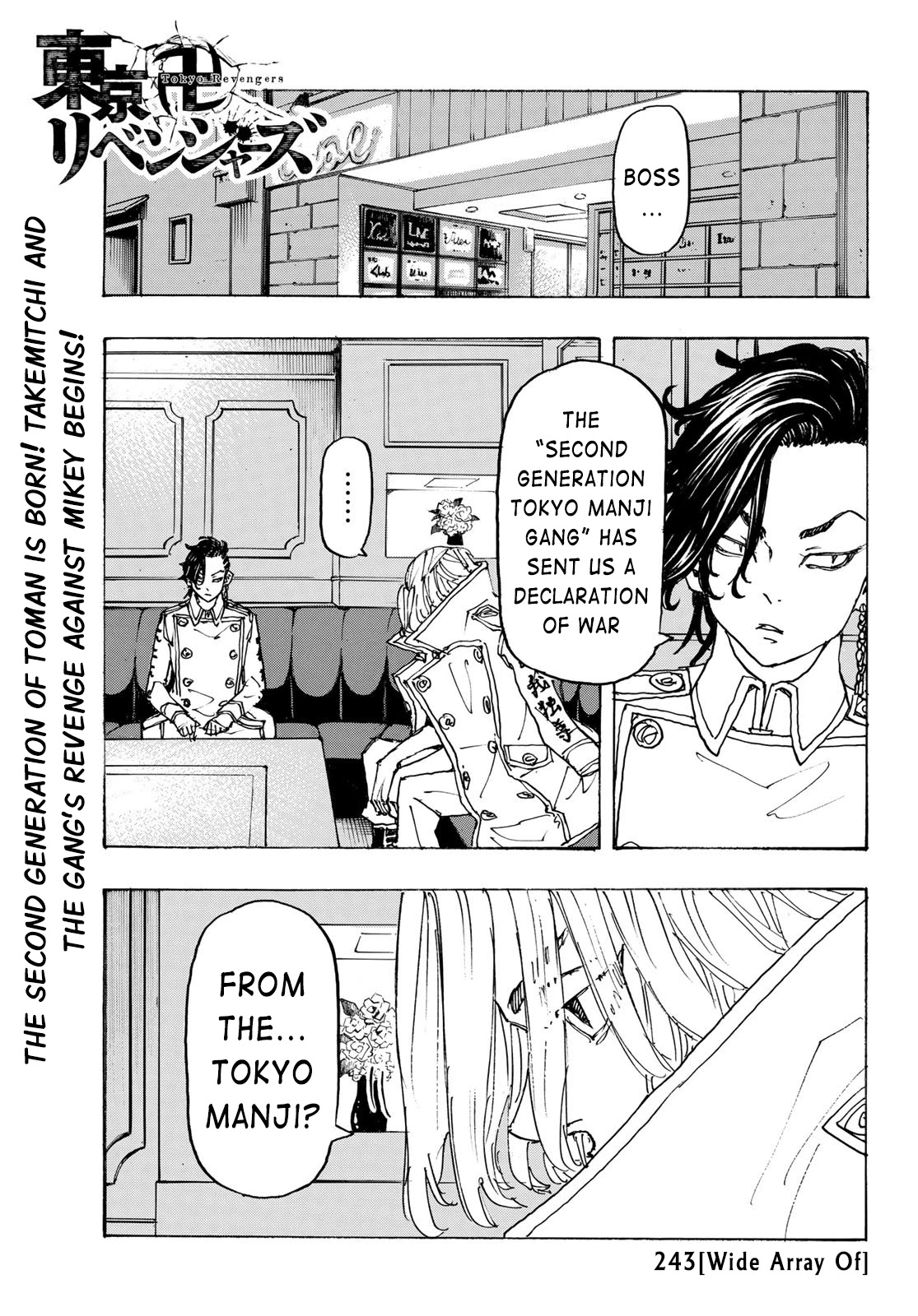 Tokyo Manji Revengers Chapter 243 page 1 - Chapter 243: Wide Array Of