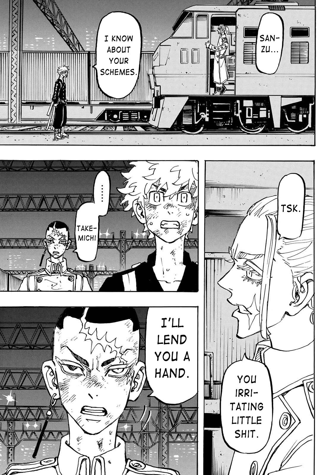 Tokyo Manji Revengers Chapter 254 page 17 - Chapter 254: Train Wreck